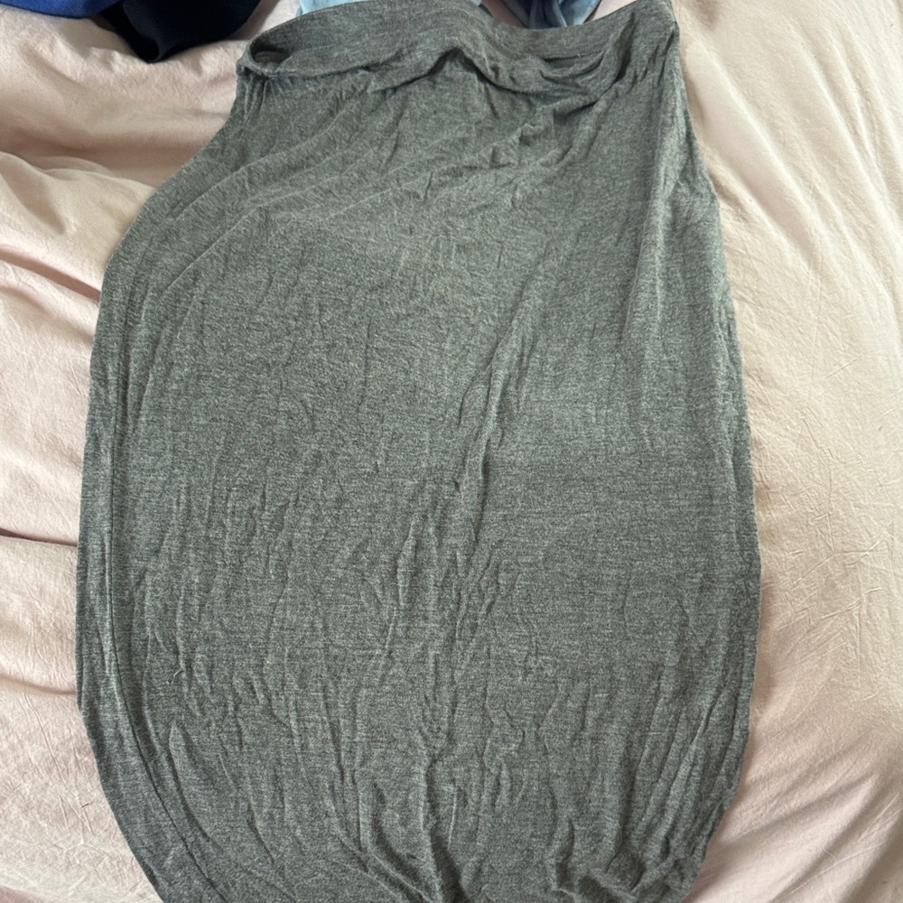Elegant Gray Women's Skirt